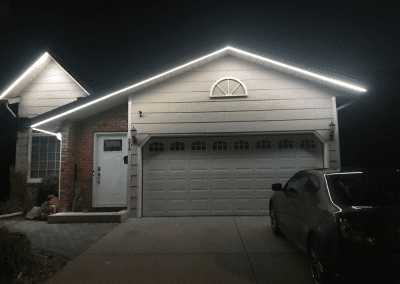 Image of Permanent LED Christmas Holiday Lighting Installed By Exquisite Electric
