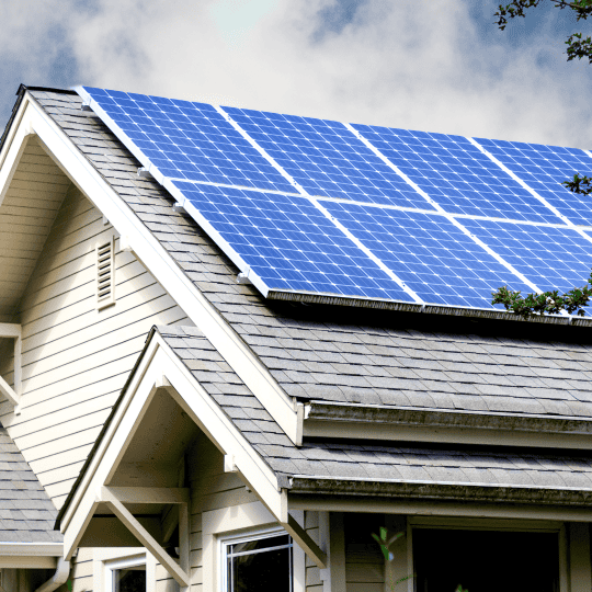 Roof-Installed Solar Panels