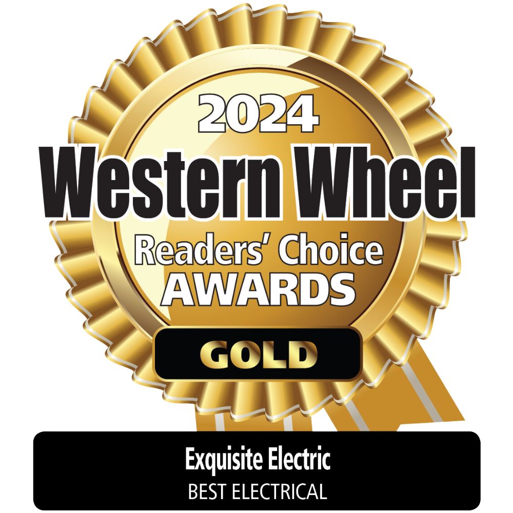 image of Exquisite Electric's Best Electrician in Okotoks and the Foothills 2024 Western Wheel Award